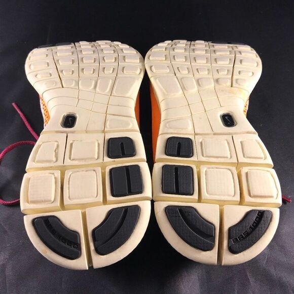 Nike Flyknit Free 5.0 Magenta Orange White Yellow - Picture 6 of 8